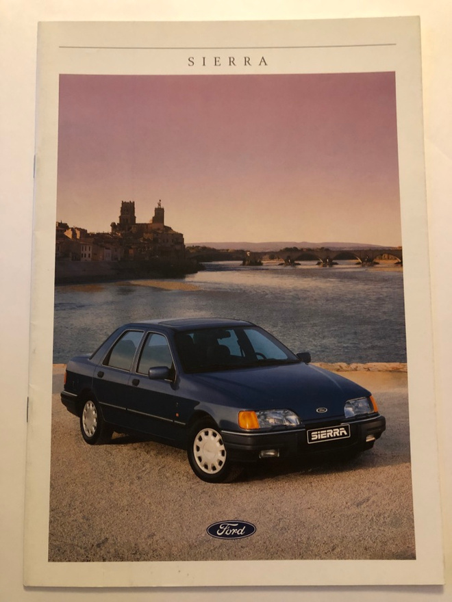 Myyntiesite - Ford Sierra - 6/1989