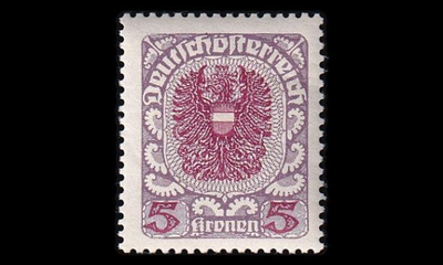 Itävalta 318x ** Vaakuna 5 Kr (1920)