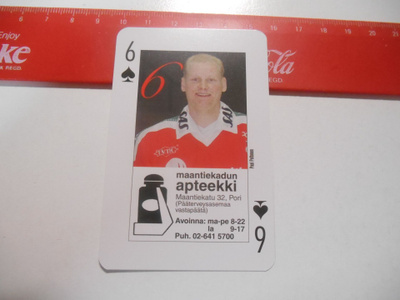 ÄSSÄT Pelikortti # Pata 6 Pasi Peltonen