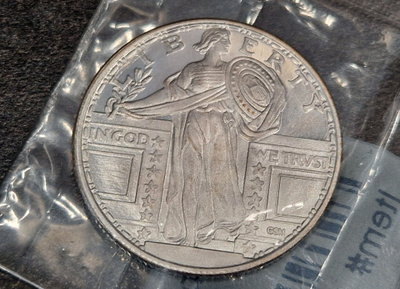 1/4 oz 999 Hopea raha Standing liberty tribute