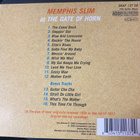 Blues - Menphis Slim: At the Gate of Horn cd - pikkukuva 2