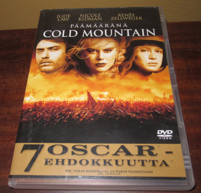 Päämääränä Cold Mountain dvd romanttinen draama