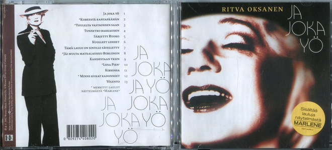 RITVA OKSANEN . CD-LEVY . JA JOKA YÖ