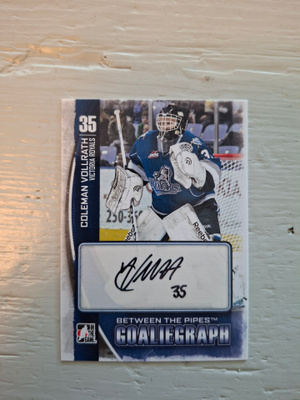 2013-14 Between the Pipes Autographs #ACV Coleman Vollrath