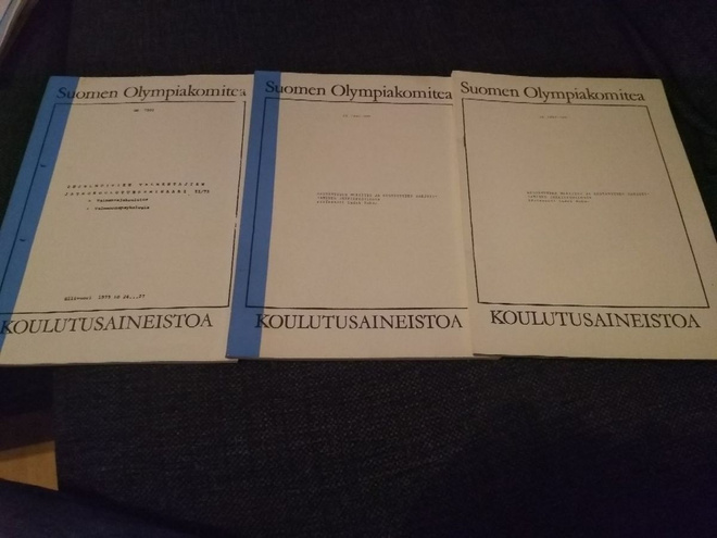 Suomen Olympiakomitean koulutusaineistoa, urheilun historiaa