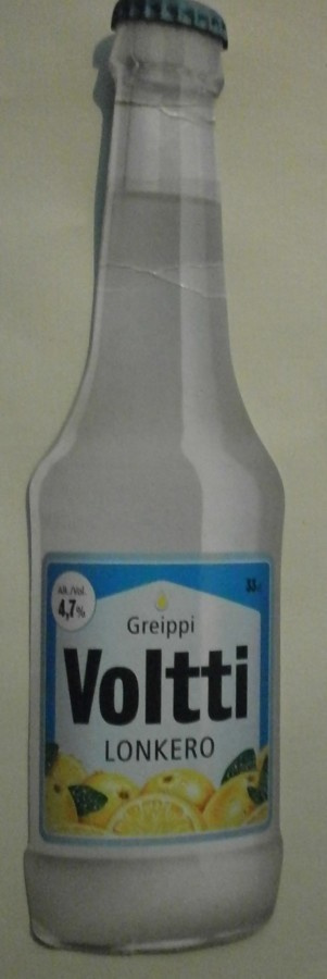 Voltti, pullomuotoinen mainoskortti, MiniMoi 2072, ei p.