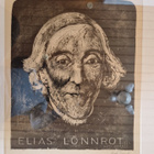 Elias Lönnrot Matti Visanti 40 x 32 cm hienot kehykset - pikkukuva 2
