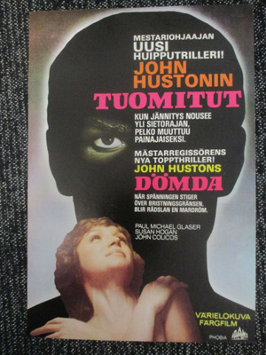 Tuomitut (John Huston, 1980) - vanha elokuvajuliste - kauhu