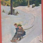 Naiset kelkkamäessä  - kulk v 1911 - pikkukuva 1