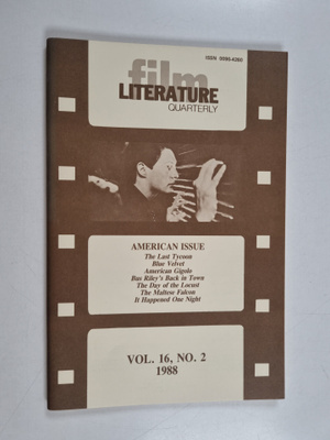 Literature/Film Quarterly - Vol 16, No. 2, 1988