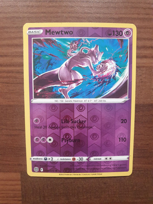 Pokemon Mewtwo 056/172 Reverse holo rare