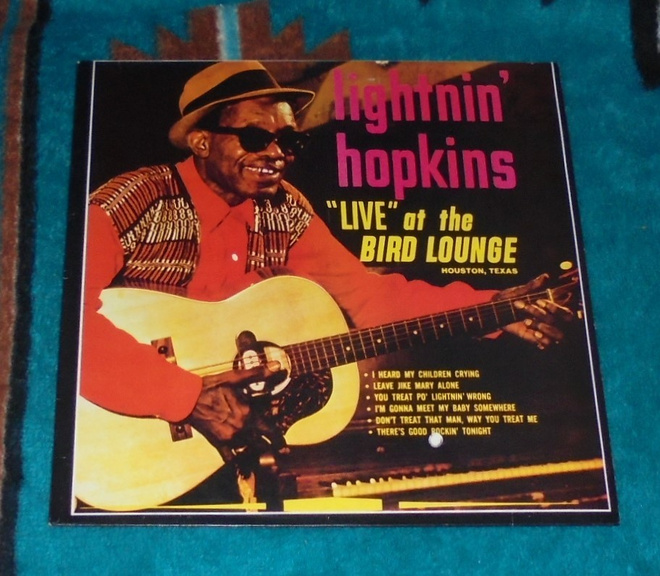 LIGHTNIN' HOPKINS  Live At The Bird Lounge ~ LP