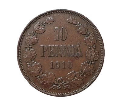Suomi 10 Penniä 1910