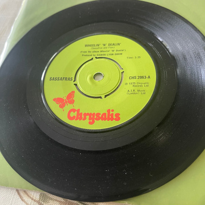 SASSAFRAS: Wheelin’ ’N’ Dealin’  * Moonshine * UK 1975