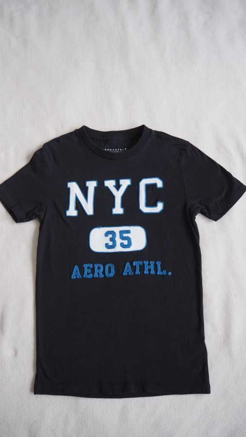 AEROPOSTALE paita lh, XS, musta, LÄHES UUSI