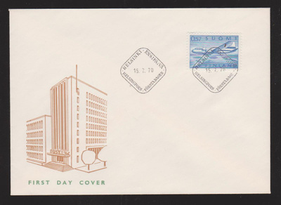FDC 1970 Yleismerkki - Convair Metropolitan