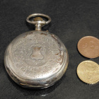 875 Venäläinen Hopea taskukello 1900 - pikkukuva 3