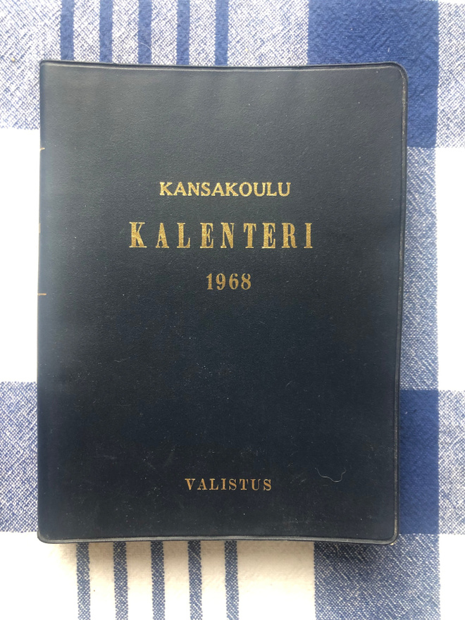 Kansakoulu kalenteri 1968.