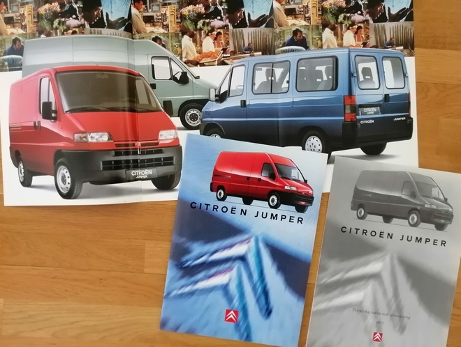 1996 Citroen Jumper paku esite - KUIN UUSI - 36 sivua