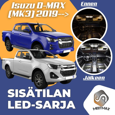 Isuzu D-MAX (MK3) Sisätilan LED-sarja 5-osainen