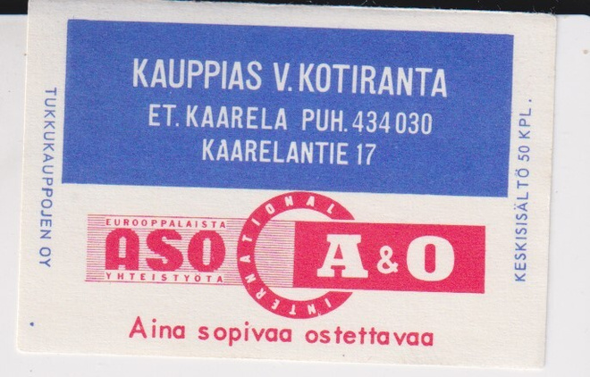 Kaarela, Kauppias V. Kotiranta  , A&O ,  b417