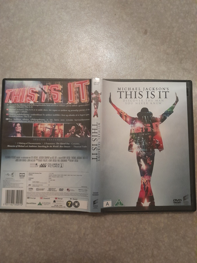 Michael jackson dvd