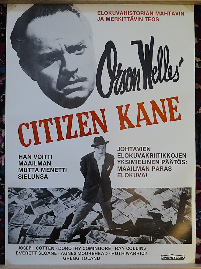 ELOKUVAJULISTE / Welles: Citizen Kane (1940)