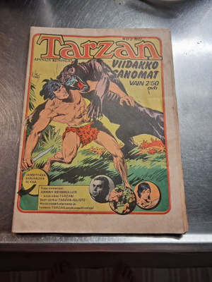 Tarzan. Viidakko sanomat. 2.1972. Juliste mukana.
