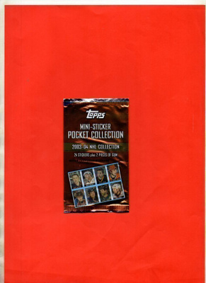 Jääkiekko Topps NHL 2003 Tyhjä keräilypussi