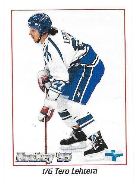 1995 Hockey VM #176 Tero Lehterä Suomi Jokerit