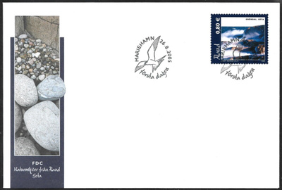FDC Åland 2005  Ahvenanmaalaisia maisemia  LaPe ÅL 256