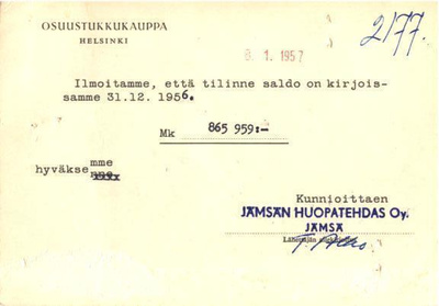FIRMAKORTTI HUOPATEHDAS JÄMSÄ