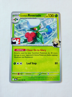Cynthia's Roserade - Prize Pack Series 8