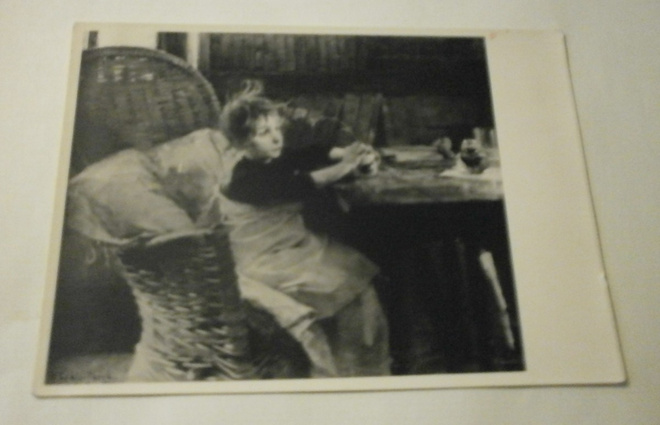 Helene Schjerfbeck: Toipilas, vanha mv pk, ei p.