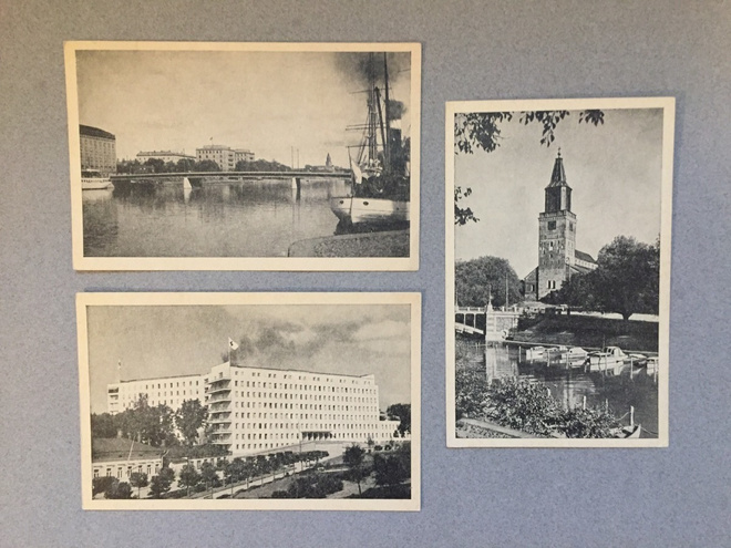 Paikkakuntakortti Turku, 1950 luku