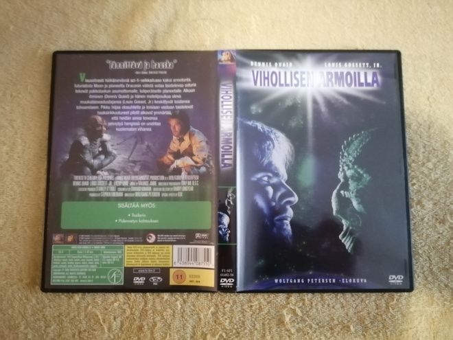 VIHOLLISEN ARMOILLA DVD