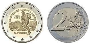 Slovakia 2025 2 € CC Jääkiekko unc