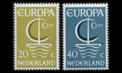Alankomaat 864-5 ** Europa (1966)