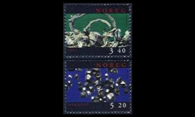 Norja 1285-6 ** Mineraaleja (1998)