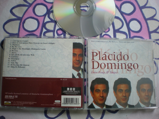 CD Plácido Domingo: Love Songs & Tangos
