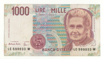 Italia 1000 liiraa