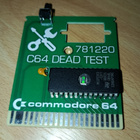 DeadTest 781220 -diagnostiikkakasetti C64/C128 ,reset nappi - pikkukuva 1