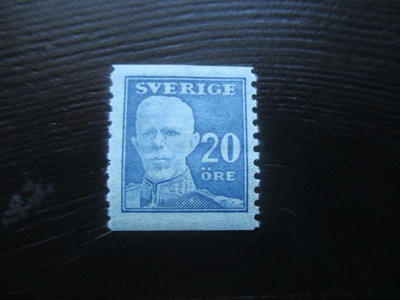 Ruotsi: Gustav V 20öre sininen 1920 *