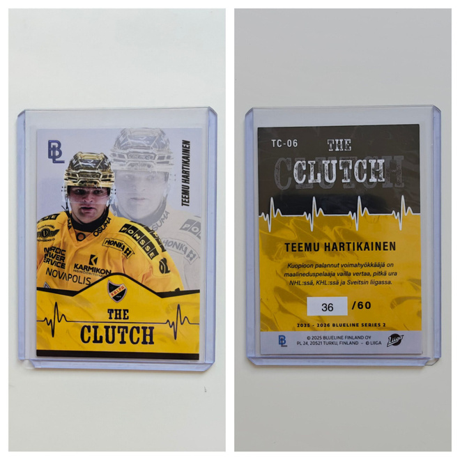 Teemu Hartikainen Blue Clutch Blueline