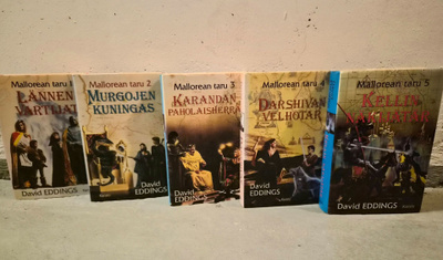 David Eddings, Mallorean taru 1-5, kovakantiset kuin uudet