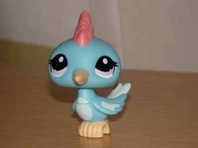 LITTLEST PET SHOP turkoosi TIKKA, LINTU #1787