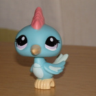 LITTLEST PET SHOP turkoosi TIKKA, LINTU #1787 - pikkukuva 1