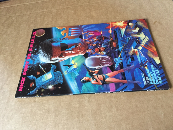 MARVEL NICK FURY VS. SHIELD BOOK SIX 1988 HYVÄ