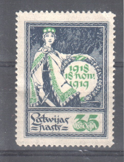 Latvia 1919 Mi 33