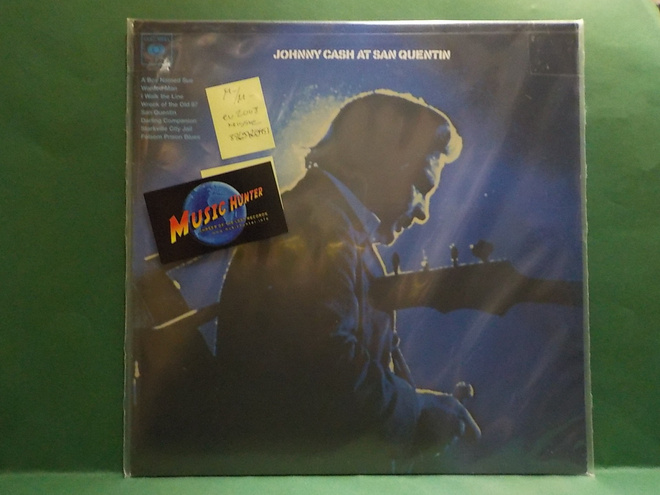 JOHNNY CASH - JOHNNY CASH AT SAN QUENTIN M-/M- LP
